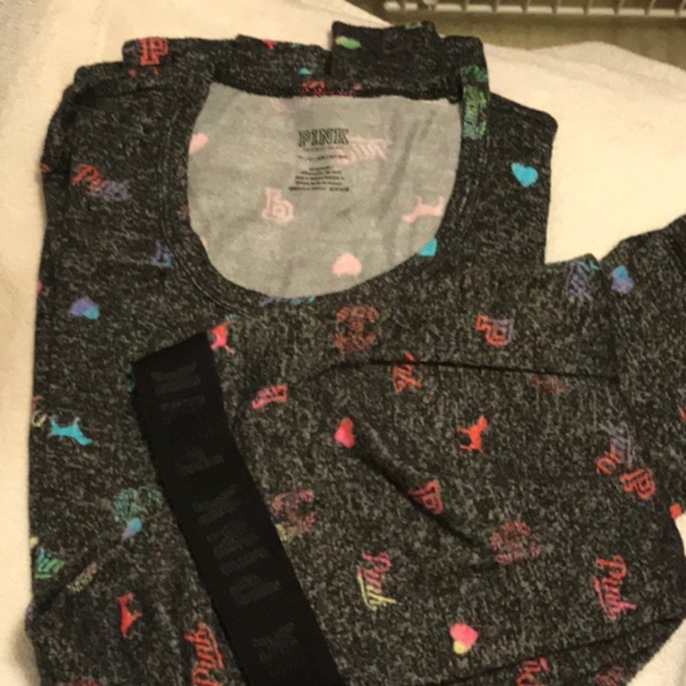 Pink VS LOUNGE SET long sleeve